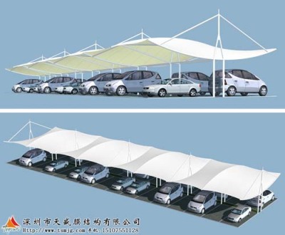 湖北PTFE膜结构停车棚设计施工一体化