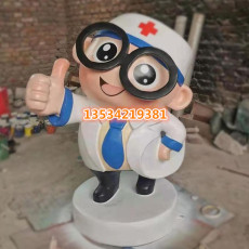 醫(yī)院IP形象醫(yī)生護(hù)士卡通玻璃鋼雕塑哪家好