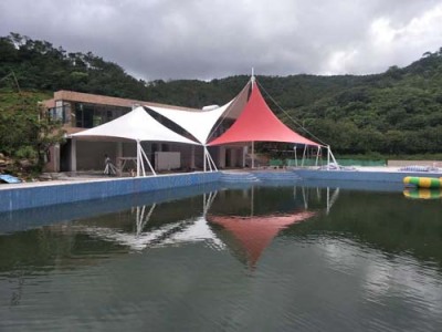 青海PVDF彩色张拉膜施工安装