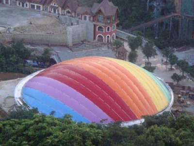 浙江PTFE网球场张拉膜安装设计