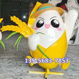 河南魚米之鄉(xiāng)麥穗吉祥物雕塑定制電話價(jià)格