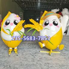 糧食文化園主題IP吉祥物卡通雕塑定制廠家