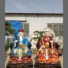 土地公神像 關(guān)公佛像 周倉關(guān)平塑像擺件