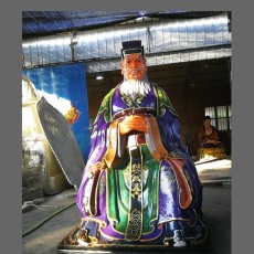 十殿閻君樹脂玻璃鋼牛王馬王神像雕塑廠家