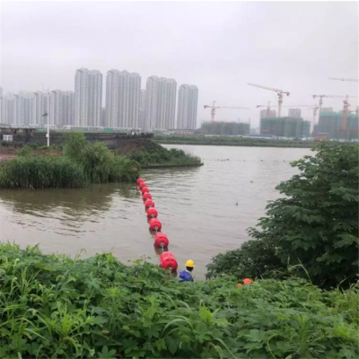 河道攔船PE浮桶抬纜浮批發