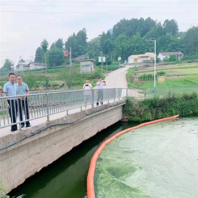 大坝柔性拦污漂大范围拦截装置