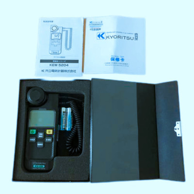 日本克列茨KYORITSU KEW 5204BT数字照度计