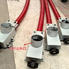 粮库散粮运输用25米软绞龙牛津软管吸粮机