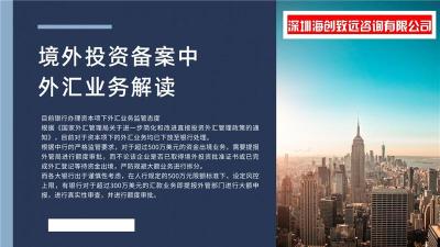 凉山彝族自治州个人ODI 备案费用