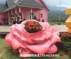 中山景区公园花朵模型玻璃钢雕塑定制咨询