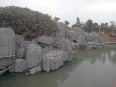 澄海区庭院假山施工方案
