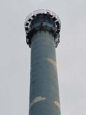 滨州专业120米烟囱拆除报价
