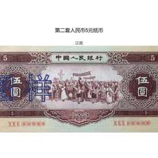 當天上門第三套人民幣5元煉鋼紙幣收藏前景