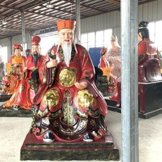 土主老爷神像山神爷五谷太子塑像寺庙雕塑