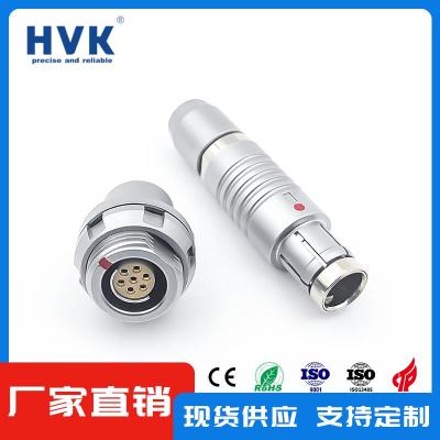 深圳HVK航空插头插拔自锁圆形连接器供应商