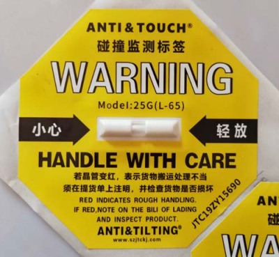 莱芜TIPNTELL人字型防倾倒警示标贴订购热线