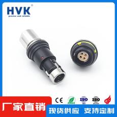佛山HVK航空插头插拔自锁圆形连接器供应商
