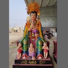 天上圣母媽祖 老龍王神像制作 四海龍王塑像