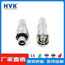 佛山HVK金属精密航空插头FGG加工定制