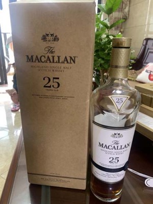 莆田25年麦卡伦酒瓶回收价格