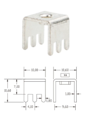 PCB電連接器ViLC-230180度兩腳站立式