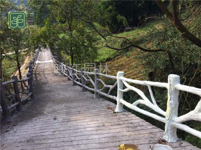 长沙县景区仿木栏杆专业师傅施工