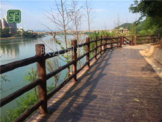泰和县景区仿木栏杆专业师傅施工