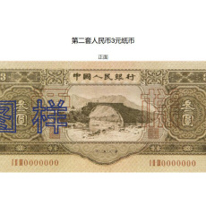 北京市通州區(qū)分析淺談1953年面值三元的井岡