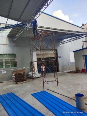 东莞石碣镇搭建铁皮棚专业团队施工