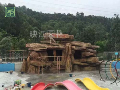 绵竹市水泥假山设计施工