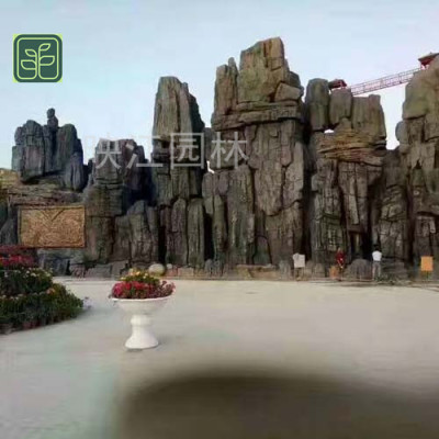 新洲区山水假山专业师傅施工