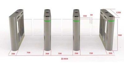 天津人脸识别访客系统通道闸防腐蚀
