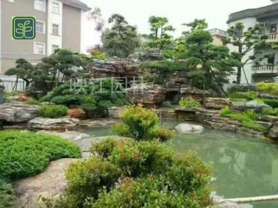 威远县斧劈石假山专业施工团队