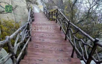 郑州市树藤栏杆专业师傅施工