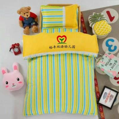新疆学生拼接绣字版床上用品购买