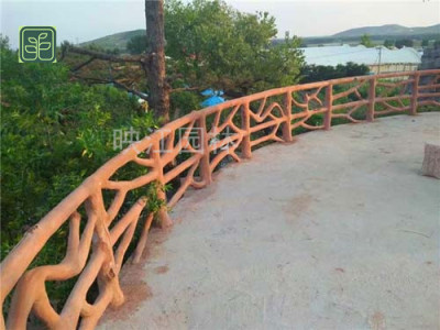郑东新区美丽乡村栏杆专业师傅施工