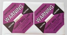 十堰ANTI&TILTING人字型防倾倒警示标贴工厂