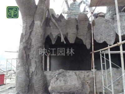 洪梅镇假山瀑布流水专业师傅施工