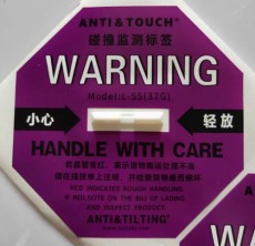 四川ANTI&TILTING人字型防倾倒警示标贴怎么报价