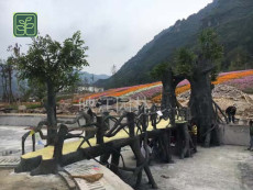 固安县塑石假山专业师傅施工