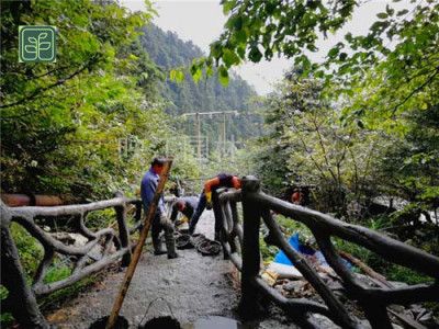 老城区美丽乡村栏杆专业师傅施工