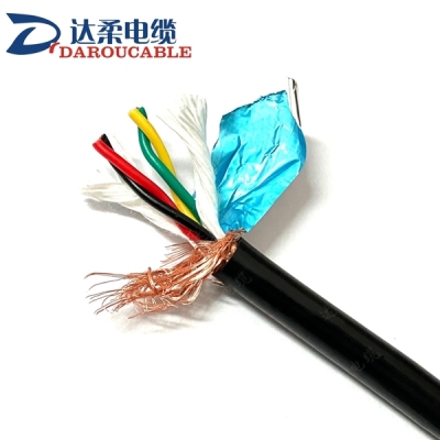 双绞双层屏蔽拖链电缆RS485信号电缆