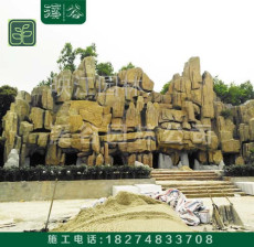 湘乡水泥假山专业师傅施工