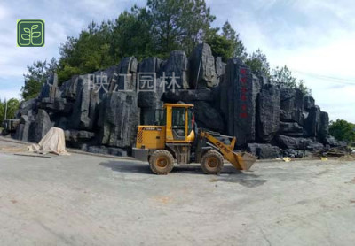 乌当区灵璧石假山专业师傅施工