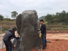 凤泉区山石假山设计施工