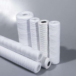 PP线绕水滤芯10寸20寸30寸40寸毛线水滤芯