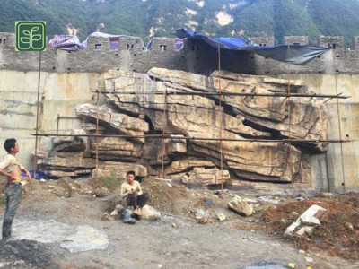长汀县千层石假山专业施工团队
