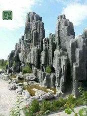 钦北区庭院假山专业师傅施工