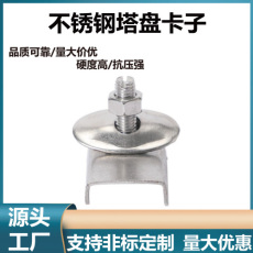 304不锈钢塔盘卡子化工反应塔内件塔盘板紧