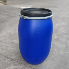 120L全新法兰桶120KG铁箍发酵桶120升化工桶